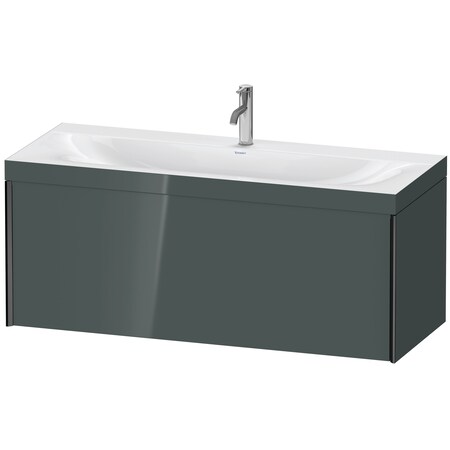 Duravit Xviu C-Bonded Wall-Mounted Vanity Dolomiti Gray High Gloss XV4612OB238C